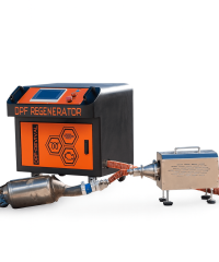 Máquina regeneradora de filtros de partículas DPF para regeneración térmica controlada